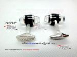 Perfect Mont Blanc Replica Cufflinks Urban-Floating Stars Black and Silver